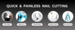 Nail Clipper with LED Light & Safety Guard