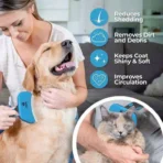 Hank Curved Self-Cleaning Deshedding Brush