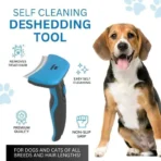 Hank Curved Self-Cleaning Deshedding Brush