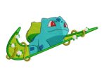 Bulbasaur Pokemon Patch in Nike Shape