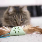 Cat Toy Flutter Roller Feather