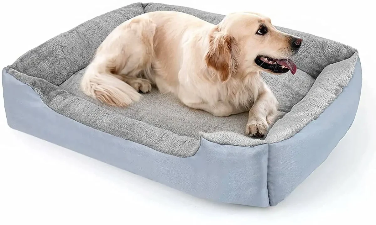 Pet Bed With Anti-Skid Bottom (Gray)