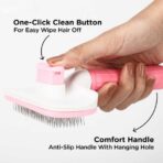 Usage of Self Cleaning Slicker Pet Grooming Brush