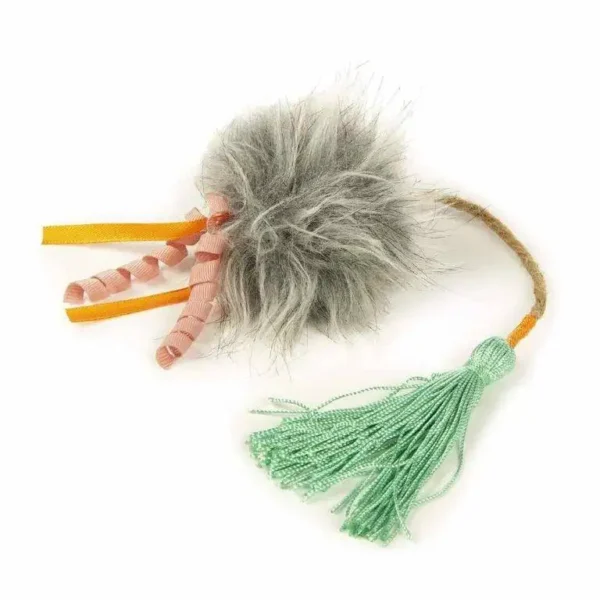 Cat Toy - Tassel & Ball Thwapper Teaser Catnip